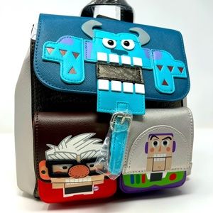 NWT Disney Parks Danielle Nicole Pixar Mini Backpack